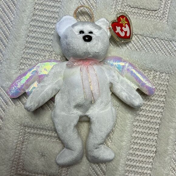 BEANIE BABY - Halo Bear - Picture 1 of 6